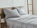 KATHY IRELAND 300 THREAD COUNT 100% BAMBOO RAYON SHEET SET (FULL/ALLOY) - ALLOY - Brand New