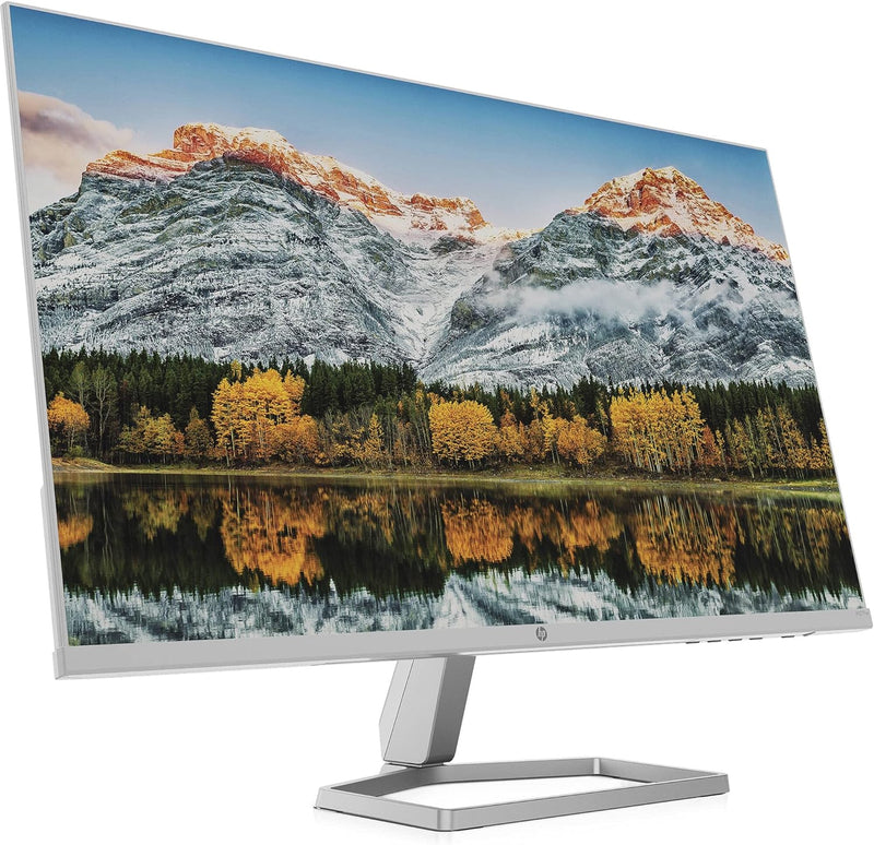 HP 27-inch FHD Monitor with AMD FreeSync Technology (2021 Model, M27fw) - Silver - Like New