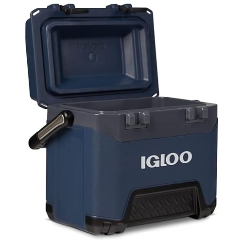 IGLOO BMX 25 QUART ICE CHEST COOLER WITH COOL RISER TECHNOLOGY - RUGGED BLUE Like New