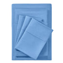 BIBB HOME 2000 COUNT 6-PIECE RAYON FROM BAMBOO SHEET SET - TWIN XL - OCEAN BLUE - Brand New