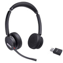 YEALINK WH64 HYBRID DECT AND BLUETOOTH WIRELESS HEADSET - BLACK - Like New