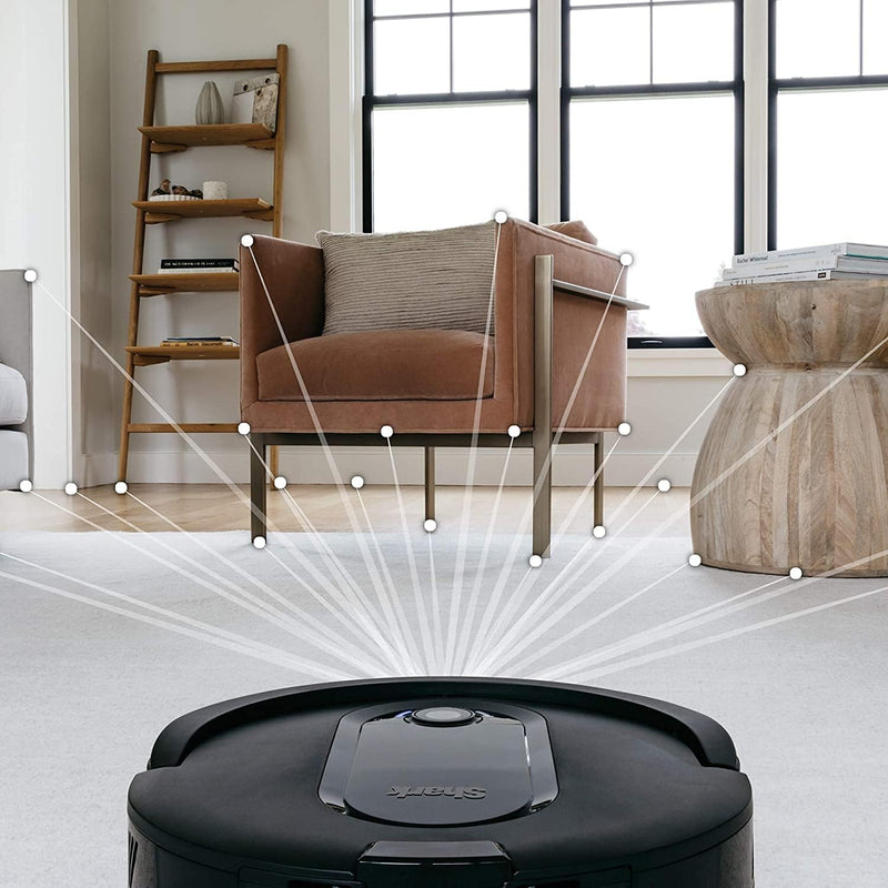 SHARK IQ ROBOT VACUUM RV1100VRUS MULTI-ROOM CLEANING W/ CHARGE DOCK - BLACK - Like New