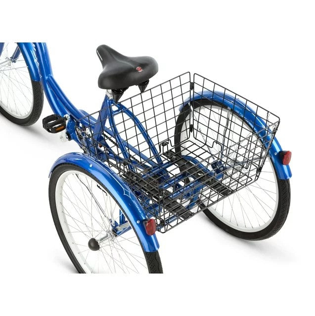 Schwinn Meridian Adult Tricycle Bike, 26-Inch 3 Wheels - BLUE Schwinn Meridian Adult Tricycle Bike, 26-Inch 3 Wheels - BLUE