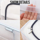 Clothes Storage Bag 110L Large Capacity Organizer (3 Pack) B0916XX25P - Gray - Brand New