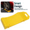 ZONETECH TIRE SAVER RAMPS - PREMIUM ANTI- SLIP DESIGN PREVENTION 8 PACK - YELLOW - Like New