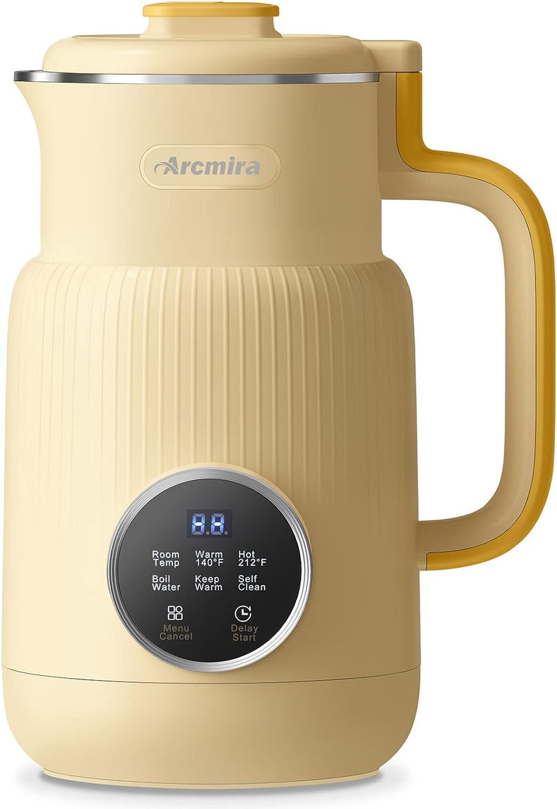 Arcmira Automatic Nut Milk Maker, 20 oz HB-B68K - Yellow Like New