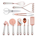 COOK WITH COLOR KITCHEN GADGET, COPPER PLATED STAINLESS STEEL, COPPER WHITE - Like New