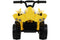HUFFY TONKA TRUCK BATTERY RIDE-ON QUAD - 6V - AGE 1.5+ YEARS OLD - YELLOW - Like New