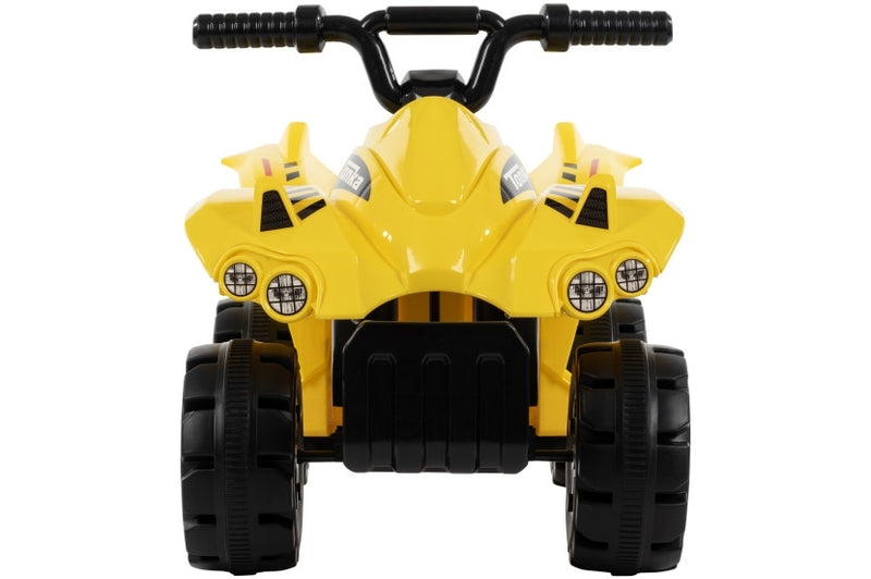 HUFFY TONKA TRUCK BATTERY RIDE-ON QUAD - 6V - AGE 1.5+ YEARS OLD - YELLOW - Like New