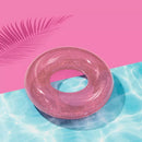 SUN SQUAD™ 36" INFLATABLE GLITTER SWIM TUBE - PINK - SUN SQUAD™ - PINK - Like New