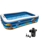 FUNAVO INFLATABLE SWIMMING POOLS, SEA BLUE TMSP0001 - Brand New