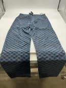 THEAMA TEK COLLECTION MEN'S SOFT FLEECE PAJAMA PANT - SIZE: M - BROWN/BLUE - Brand New