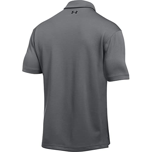 UA Men's Tech Golf Polo Grey/Black Size XL - Brand New
