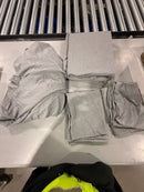 BIBB HOME BAMBOO 2000 THREAD COUNT 4-PIECE CHAMBRAY TWIN XL - SILVER LIGHT GRAY - Like New
