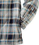 6575 LEGENDARY WHITETAILS MEN'S MAPLEWOOD SHIRT JACKET 4X BLUE DUSK PLAID - Like New