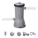 BESTWAY FLOWCLEAR 1,000 GALLONS PER HOUR 120 VOLT ABOVE GROUND SWIMMING - GRAY - Like New