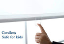 Everyday Celebration Roman Shades, 27" W X 64" H B083FLCNCB - Pewter - Brand New