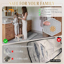 BATH MAT YIMOBRA EXTRA LONG BATH MAT 70X24, BATHROOM RUNNER RUG - LIGHT GRAY - Brand New