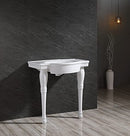 Kingston Brass VPB136P Imperial Ceramic Console Pedestal 2 pcs/Set - White - Brand New