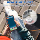 GENERIC WIFI WATER LEAK DETECTOR FOR HOME 5PACK 120DB ALARM W13-WD715 - WHITE - Like New