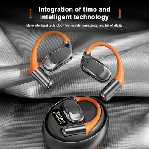 KEPPESRING UPGRADED AI LANGUAGE TRANSLATION EARBUDS US-113 - ORANGE/BLACK - Like New