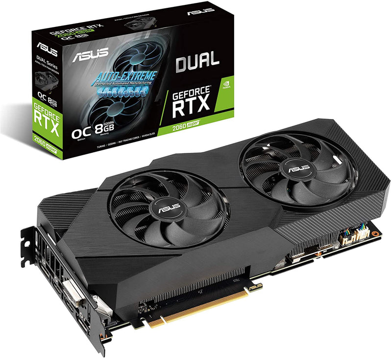 ASUS DUAL GEFORCE RTX 2060 SUPER EVO V2 OC 8GB GDDR6 Like New