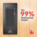 SPERAX EXERCISE MAT, WALKING PAD MAT FOR HOME GYM - BLACK - Like New