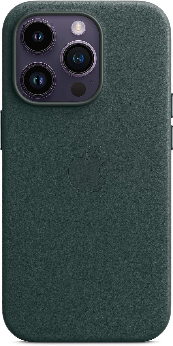 Apple iPhone 14 Pro Leather Case with MagSafe A2098 - Forest Green Like New