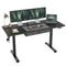 Agilestic Standing Desk 2 Drawers Adjustable Height Electric Storage - BLACK - Like New