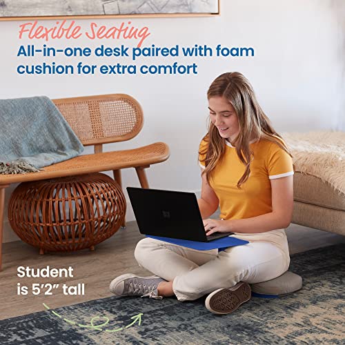 ECR4KIDS SURF PORTABLE LAP DESK CUSHION SEATING ELR-15808-BL - BLUE - Like New