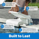 Step2 Folding Adult Flip Seat Portable Outdoor Chair Ground Backrest Capri Blue - Brand New