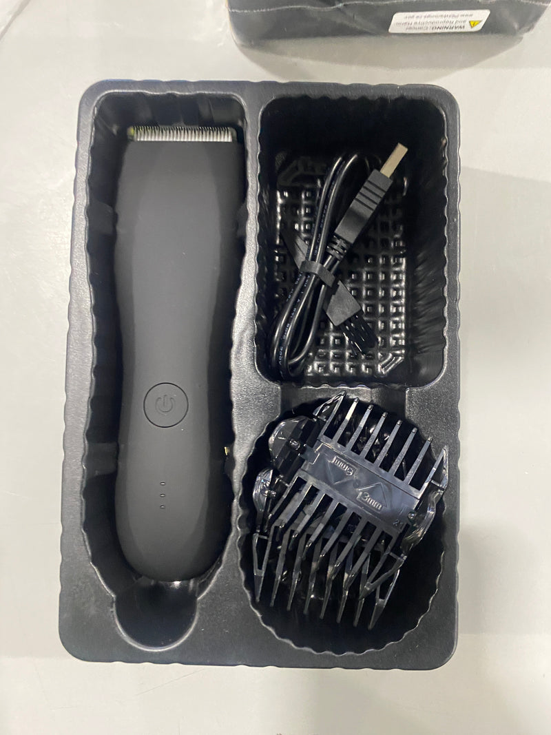 GENERIC BODY HAIR TRIMMER - BLACK - Like New