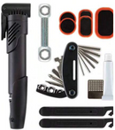 SCHWINN DELUXE BIKE REPLAIR KIT 12 PIECES PLUS CARRING BAG - BLACK - Brand New