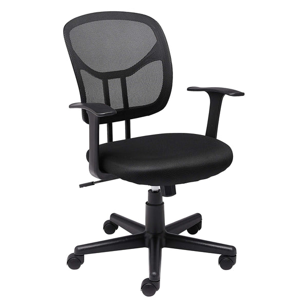 Amazon Basics Mesh Mid-Back Adjustable-Height 360-Degree Swivel Office Chair Like New