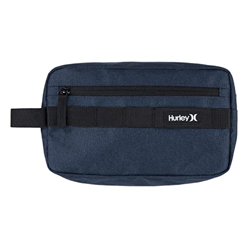 HURLEY SMALL ITEMS TOILETRY DOPP KIT 9A7089 VALERIAN BLUE HEATHER - Like New