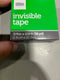 OFFICE DEPOT INVISIBLE TAPE 3/4IN X 108FT (36YD) (1.9CM X 32.9M) - CLEAR - Brand New