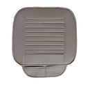 EDEALYN 2PCS PU Leather Seat Covers Auto Seat Protector Front Side Flaps - Gray - Brand New