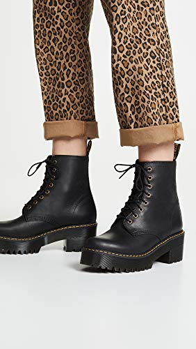 23921001 DR. MARTENS WOMEN'S SHRIVER HI FASHION BOOT BLACK/BWYOMING SIZE 6 - Like New