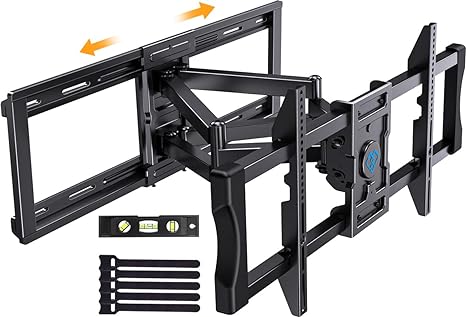 PERLESMITH TV Wall Mount for 37"-85"Large TVs Holds up to 132lbs PSLF6 - BLACK Like New