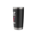 TRUMP BETTER COVERAGE THAN 5G FUNNY POLITICS YOU HEAR US NOW? TUMBLER - BLACK - Like New