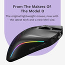 GLORIOUS MODEL O 2 MINI WIRELESS GAMING MOUSE - BLACK - Motherboard Defective - Like New