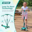 GOTRAX KS1 KIDS KICK SCOOTER, LED LIGHTED WHEELS, RECOMMENDED AGE: 2-8 - GREEN - Like New