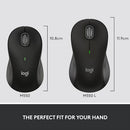 LOGITECH SIGNATURE M550 L FULL SIZE WIRELESS MOUSE - 2YR BATTERY - BLACK - Like New