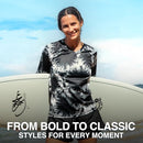 KANU Surf Women's UPF 50+ Long Sleeve Active Swim Tee & Workout Top M Black - Brand New