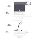 BELKIN 2-IN-1 IPHONE & APPLE WATCH CHARGING DOCK - F8J237V2 - WHITE - Like New