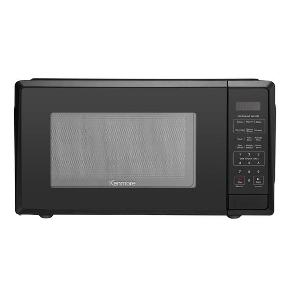 KENMORE 1.1 CU FT MICROWAVE: COUNTERTOP OVEN, 1000W, 6 PROGRAMS - BLACK - Like New