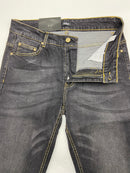 BLU ROCK MEN'S CASUAL FLEX STRETCH SLIM STRAIGHT JEANS - SIZE: 30X31 - JET BLACK - Brand New