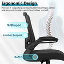FELIXKING OFFICE ERGONOMIC DESK CHAIR BREATHABLE HIGH BACK LUMBAR SUPPORT BLACK - Like New