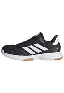 ADIDAS WOMENS LIGRA 8 INDOOR - SIZE: WOMEN 9 - BLACK/WHITE - Like New