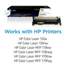 HP 116A Yellow Toner Cartridge Works with HP Color Laser 150 Series W2062A - Brand New